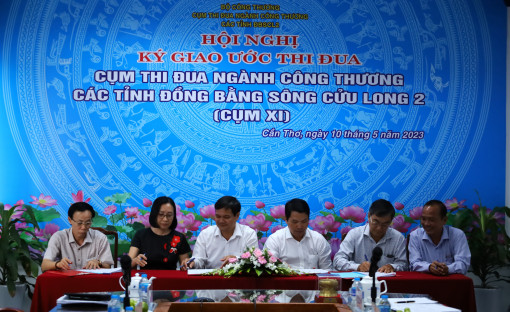 Ký kết giao ước thi đua năm 2023 ngành Công Thương các tỉnh, 
thành phố vùng ĐBSCL 2