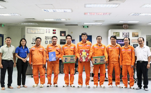 Đoàn cơ sở EVNGENCO2 động viên lực lượng vận hành Công ty Nhiệt điện Cần Thơ