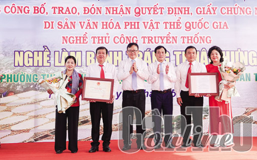 Công bố Di sản văn hóa phi vật thể quốc gia Nghề làm bánh tráng Thuận Hưng