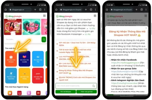 Bí kíp săn voucher Shopee độc quyền từ Bloggiamgia.vn