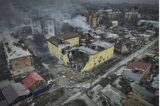 “Pháo đài” Bakhmut hoang tàn trong cuộc chiến Nga - Ukraine