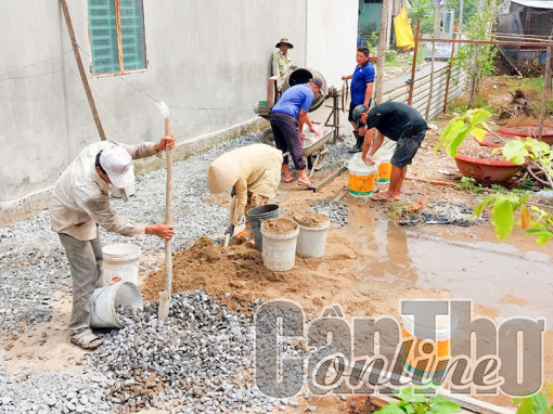 Nâng cấp nhiều tuyến lộ giao thông nông thôn