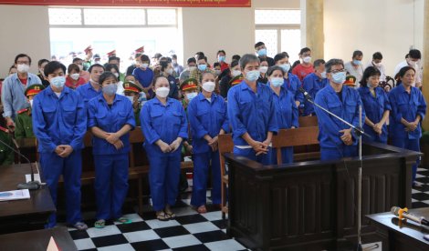 62 bị cáo trong đường dây đánh bạc gần 1.000 tỉ ở An Giang nhận hơn 208 năm tù