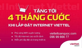 Lắp Wifi Viettel Phong Điền Cần Thơ chỉ từ 145K tặng 3 tháng