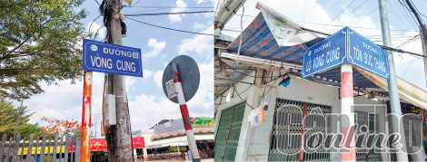 Cần thống nhất bảng tên đường “Lộ Vòng Cung”