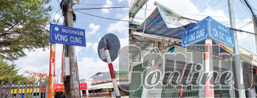 Cần thống nhất bảng tên đường “Lộ Vòng Cung”