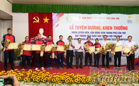Cần Thơ tuyên dương HLV, VĐV đạt thành tích cao tại SEA Games 32