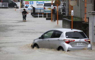 Nhật hứng chịu đợt mưa lớn kỷ lục trong vòng 100 năm qua