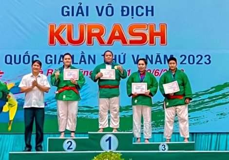 VĐV Dương Thanh Thanh giành HCV giải vô địch Kurash quốc gia 2023