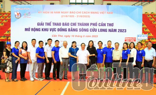 Khai mạc Giải thể thao báo chí TP Cần Thơ mở rộng khu vực ĐBSCL năm 2023
