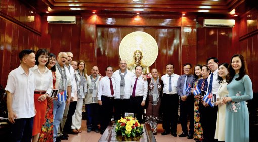 Lãnh đạo thành phố tiếp Đoàn đại biểu cấp cao Thành ủy La Habana, Đảng Cộng sản Cuba