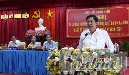 Thu hút và sử dụng có hiệu quả mọi nguồn lực, thúc đẩy phát triển toàn diện, bền vững quận Ninh Kiều