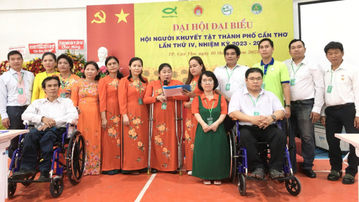 Đại hội Đại biểu Hội Người khuyết tật TP Cần Thơ lần thứ IV, nhiệm kỳ 2023-2028