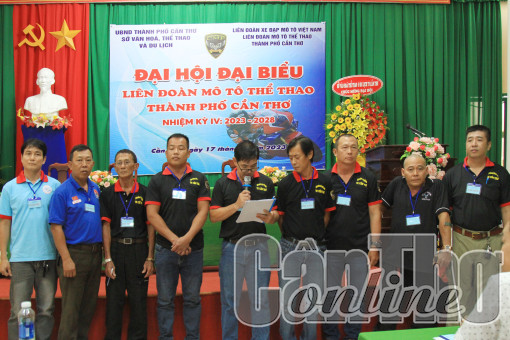 Liên đoàn mô tô thể thao TP Cần Thơ tổ chức thành công Đại hội nhiệm kỳ IV