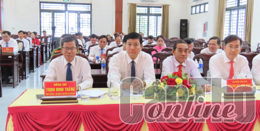 Sơ kết giữa nhiệm kỳ thực hiện Nghị quyết Đại hội Đảng bộ huyện lần thứ XII