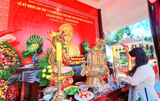 Long trọng tổ chức Lễ kỷ niệm lần thứ 113 ngày mất nhà thơ yêu nước Phan Văn Trị