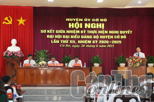 Cờ Đỏ thực hiện đạt và vượt 12/15 chỉ tiêu Nghị quyết Đại hội đại biểu Đảng bộ huyện nhiệm kỳ 2020-2025