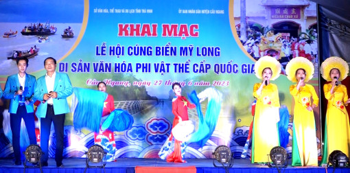 Trà Vinh: Khai mạc Lễ hội Cúng biển Mỹ Long lần thứ 104