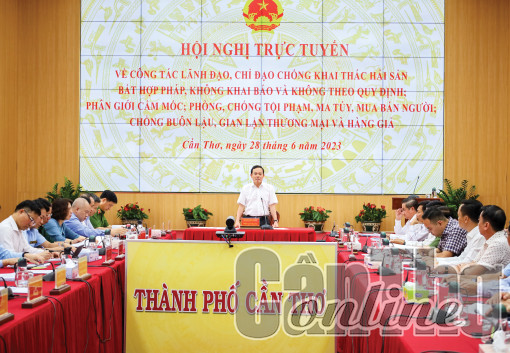 Phó Thủ tướng Trần Lưu Quang chủ trì hội nghị trực tuyến với 13 tỉnh, thành phố Tây Nam Bộ