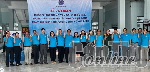 Ra quân tuyên truyền người dân tham gia bảo hiểm xã hội, bảo hiểm y tế