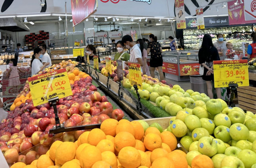 Doanh thu bán lẻ hàng hóa và doanh thu dịch vụ tiêu dùng đạt hơn 56.500 tỉ đồng