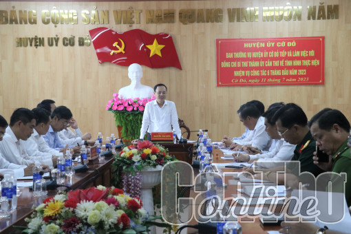 Huyện Cờ Đỏ cần tận dụng cơ hội từ các dự án trọng điểm được triển khai trên địa bàn để bứt phá phát triển