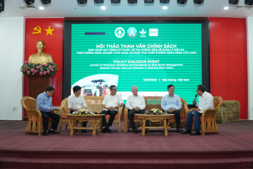 Quản lý rơm rạ theo hướng nông nghiệp tuần hoàn và phát thải thấp