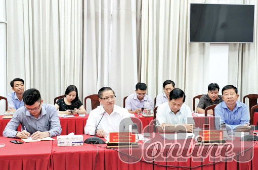 Lãnh đạo thành phố tiếp và làm việc với Đoàn công tác của Ngân hàng Thế giới