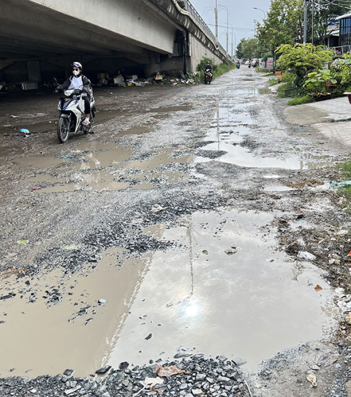 Ðường dân sinh xuống cấp
