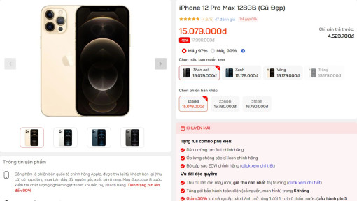 Người dùng bỗng đổ xô đi mua iPhone 12 Pro Max trước thềm iPhone 15 ra mắt