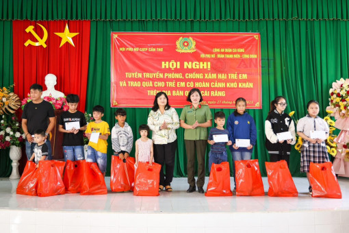 Nhiều hoạt động chăm lo, hỗ trợ phụ nữ, trẻ em