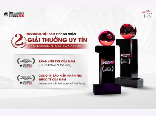 Cam kết kinh doanh có trách nhiệm, Prudential Việt Nam chinh phục giải thưởng kép tại Insurance Asia Awards 2023