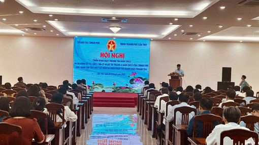 Phổ biến, quán triệt, triển khai Luật Thanh tra 2022