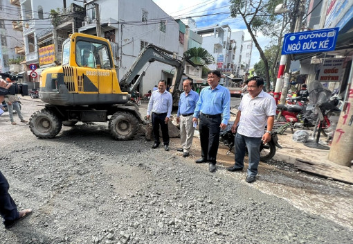 Khảo sát dự án cải tạo 32 tuyến đường trên địa bàn quận Ninh Kiều