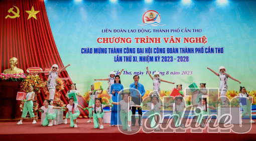 Chương trình văn nghệ chào mừng thành công Đại hội Công đoàn thành phố