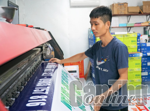 Khởi nghiệp với nghề in quảng cáo