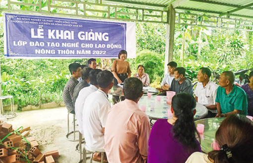 Ðẩy mạnh đào tạo nghề cho lao động nông thôn