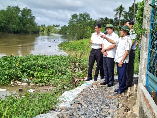 Phòng chống, ứng phó thiên tai, sạt lở mang tính lâu dài, bền vững