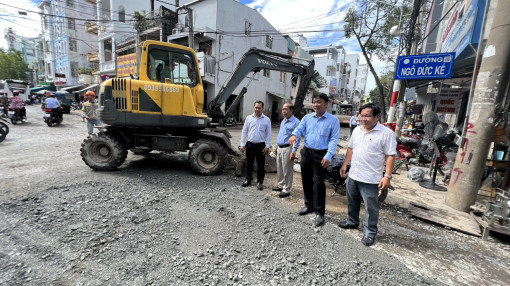 Khắc phục những hạn chế trong thi công, cải tạo hệ thống thoát nước tại quận Ninh Kiều 