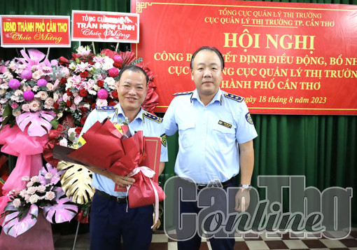 Bổ nhiệm ông Nguyễn Hùng Em giữ chức vụ Cục trưởng Cục Quản lý thị trường TP Cần Thơ