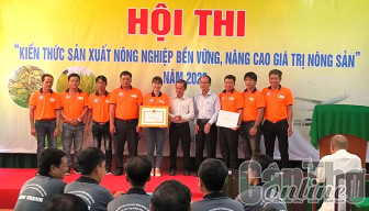 Ðội huyện Cờ Ðỏ đoạt giải Nhất hội thi “Kiến thức sản xuất nông nghiệp bền vững, nâng cao giá trị nông sản”