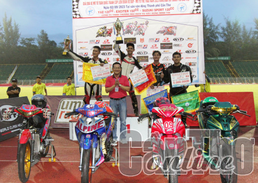 Tay đua của CLB Thành Nên Vĩnh Long vô địch hệ chuyên nghiệp