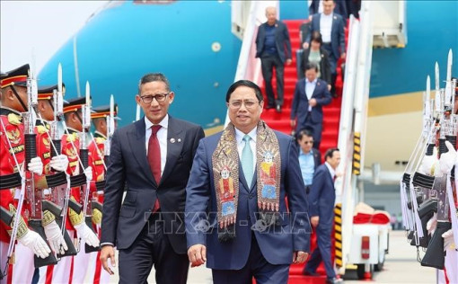 Thủ tướng Phạm Minh Chính tới Indonesia dự Hội nghị Cấp cao ASEAN lần thứ 43