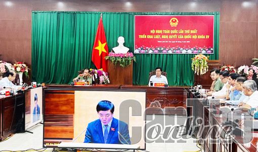 Triển khai luật, nghị quyết của Quốc hội khóa XV