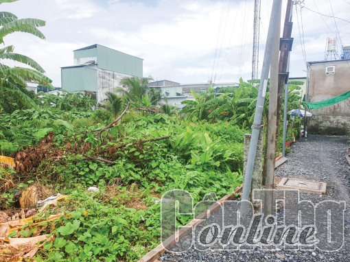 Cần làm rõ phần diện tích đất trên thực tế
