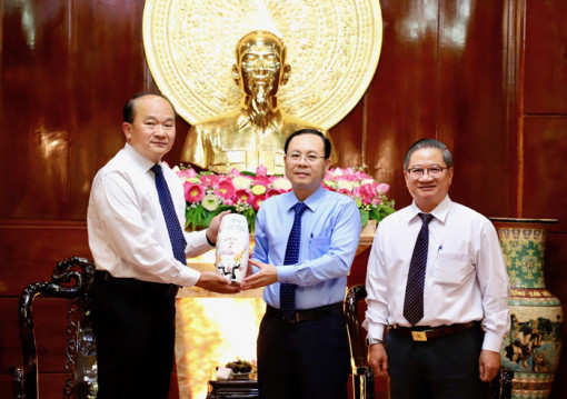 Lãnh đạo thành phố tiếp Tổng lãnh sự Singapore tại TP Hồ Chí Minh