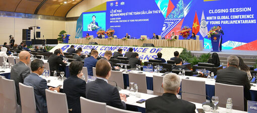 Bế mạc Hội nghị Nghị sĩ trẻ toàn cầu lần thứ 9