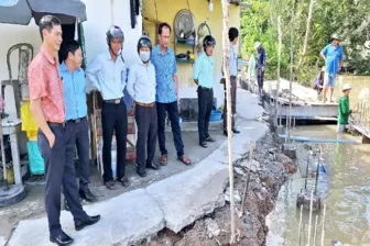 Quận Bình Thủy kiểm tra các công trình thủy lợi tại phường Thới An Đông