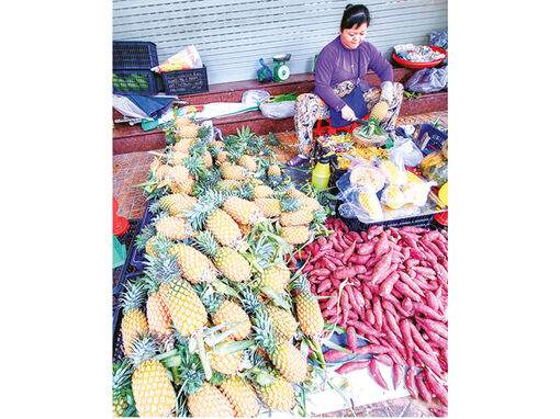 Khóm bán được giá