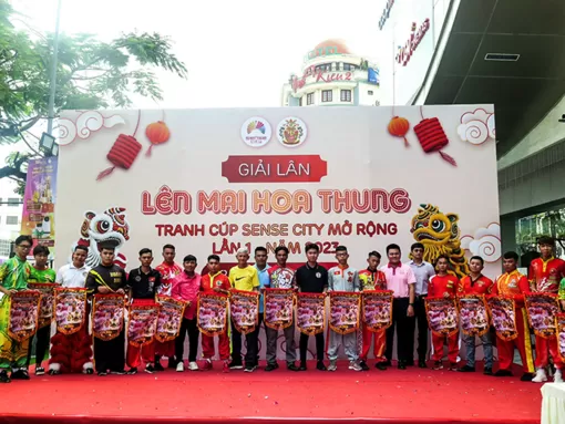 Sense City Cần Thơ tổ chức thành công Giải lân Lên Mai Hoa Thung tranh Cúp Sense City mở rộng